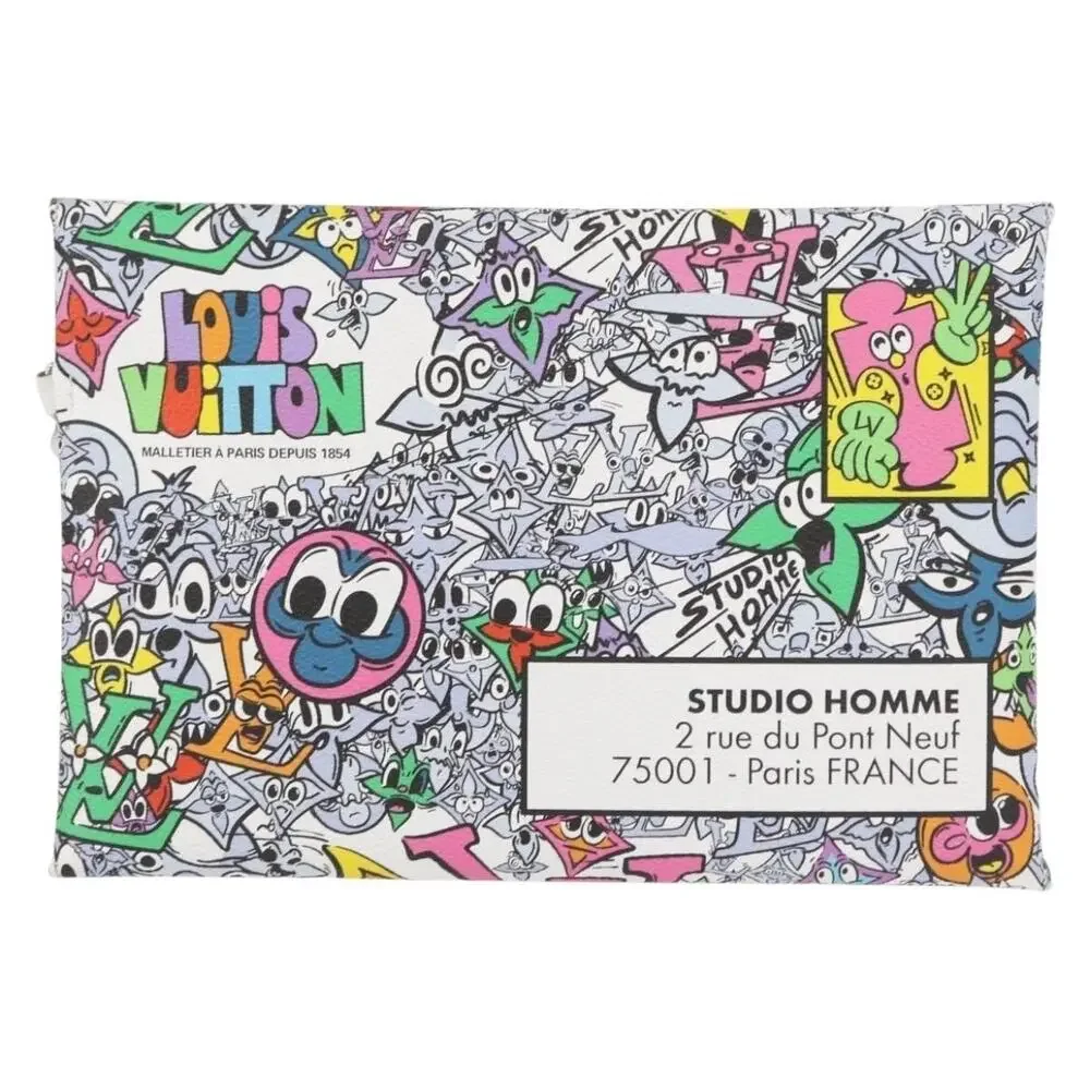 Louis Vuitton Monogram Comics Trio Envelope Pouch